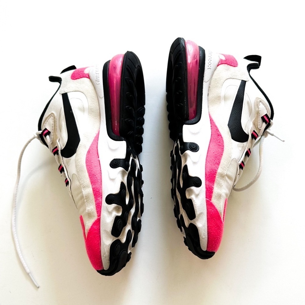 Neon Pink & Green Nike Air70 React Sneakers 7.5 - Picture 3 of 12